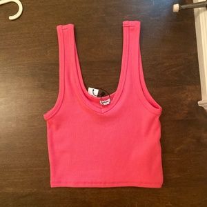 Pink Garage Tank Top